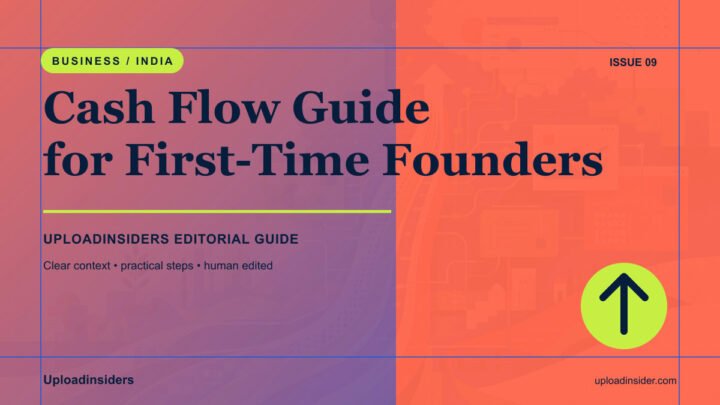 Cash Flow Guide for First-Time Founders — Uploadinsiders editorial guide