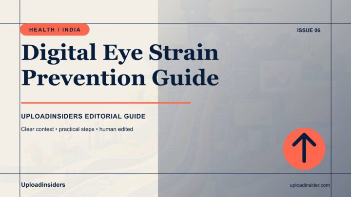 Digital Eye Strain Prevention Guide — Uploadinsiders editorial guide