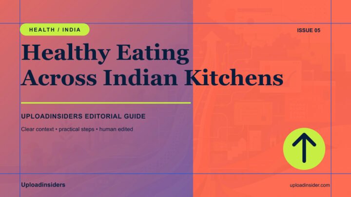 Healthy Eating Across Different Indian Kitchens — Uploadinsiders editorial guide