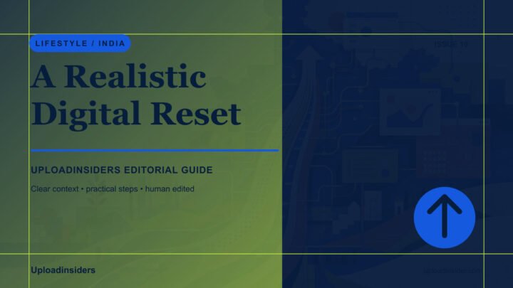 A Realistic Digital Reset Without Logging Off — Uploadinsiders editorial guide