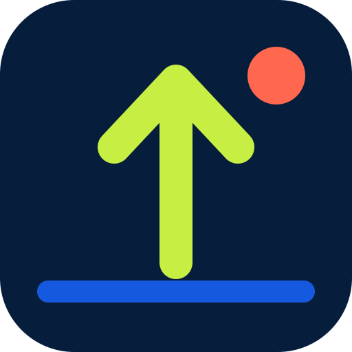 Uploadinsiders upward signal brand icon